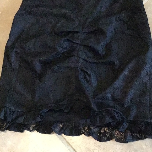 Alexis Ilana dress, one shoulder lace, side zip, black, size small, NWT - Picture 5 of 13